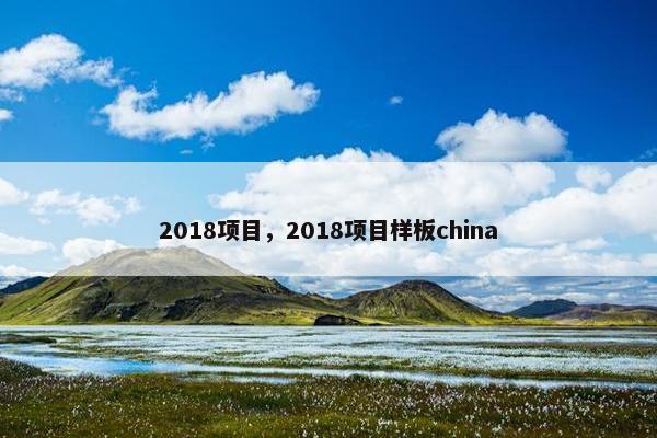 2018项目，2018项目样板china