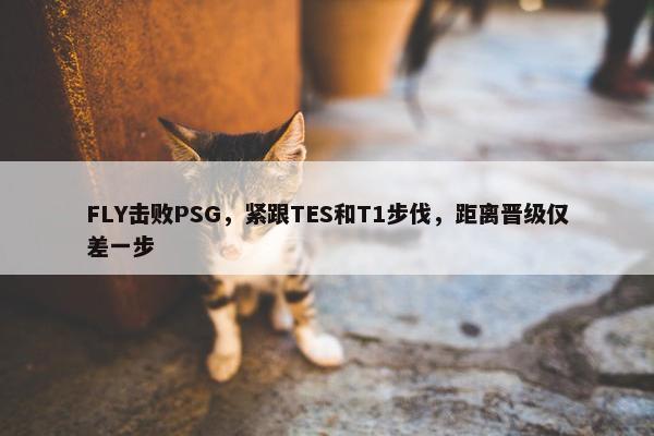 FLY击败PSG，紧跟TES和T1步伐，距离晋级仅差一步